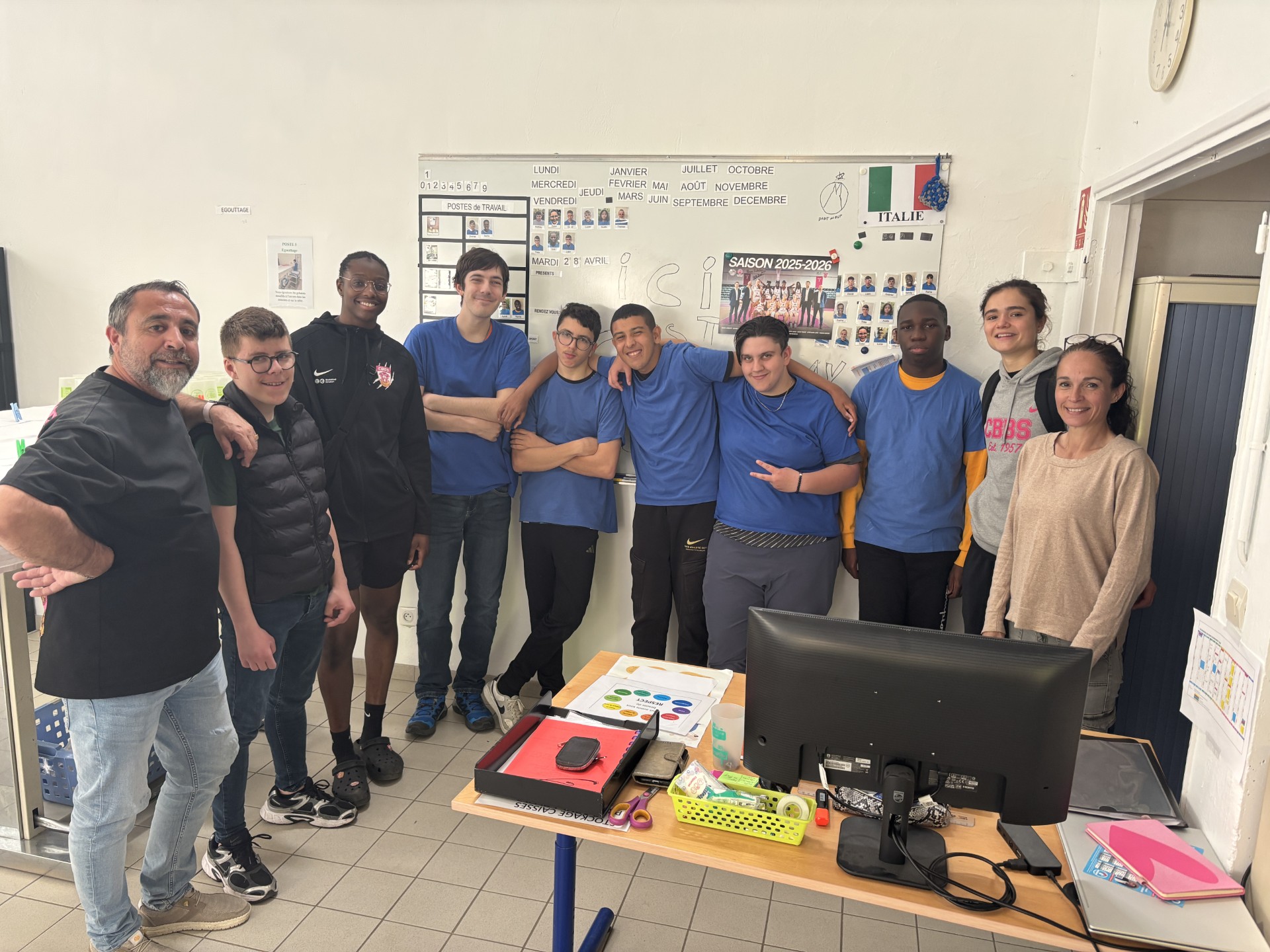 Le CBBS rend visite aux jeunes de l’IME